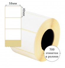 Термоэтикетка 58*40 (700шт./р) ЭКО РАФ