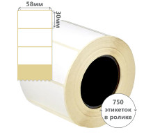 Термоэтикетка 58*30 (700шт./р) ЭКО РАФ